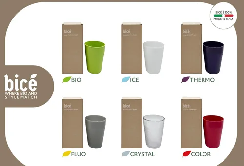 Vista 7 de BiceBio - Vasos compostables, 100% biomaterial, reciclables, aptos para lavavajillas, respetuosos con el medio ambiente, biodegradables, fabricados