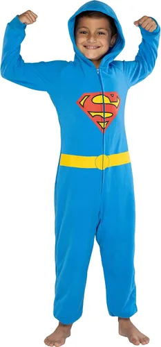Vista 10 de DC Comics Liga de la Justicia Superhéroe Pijamas Familiares a Juego Union Suit Para Hombres, Mujeres, Niñas, Niños y Mascotas
