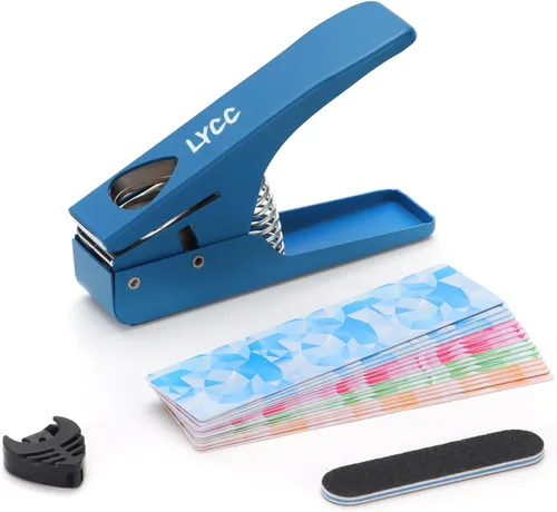 Vista 9 de paquete de regalo de lujo para hacer púas de guitarra DIY, cortador de púas de guitarra premium, 16 tiras de clip de paleta y una lima para suavizar
