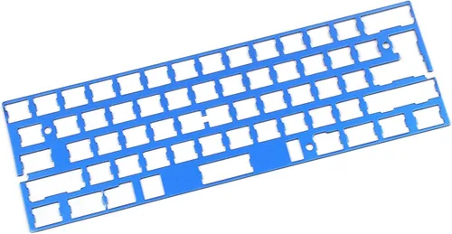 Vista 7 de YMDK Placa de aluminio anodizado universal de posicionamiento placa placa soporte ISO ANSI para GH60 PCB 60% teclado DIY