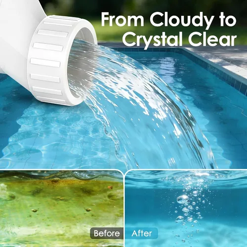 Vista 6 de Celda de sal para piscina, se adapta a células de sal Hayward T-3, célula generador de cloro para piscinas de agua salada, piscinas enterradas