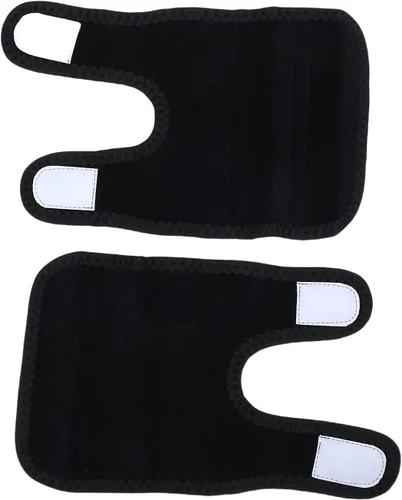 Vista 2 de Jiawu Dog Leg Braces, 1 Pair Adjustable Front Leg Hock Joint Compression Support for Sprain Prevention and Injury Protection Dog Knee Brace, Support
