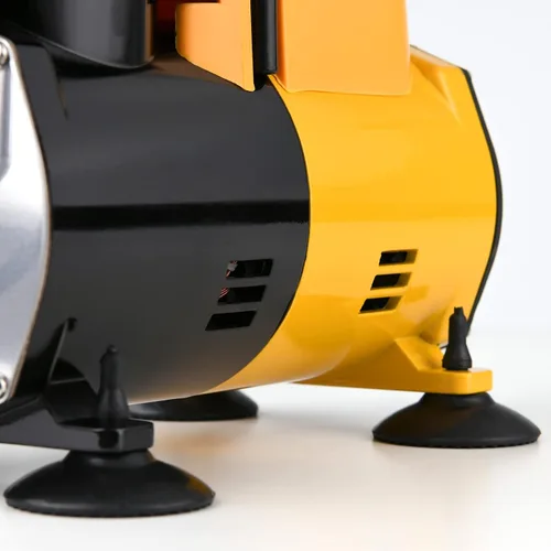 Vista 8 de MEEDEN Kit de compresor de aerógrafo - Compresor de aire completo de 1/5 HP para pintura de modelos con manguera de 6 pies