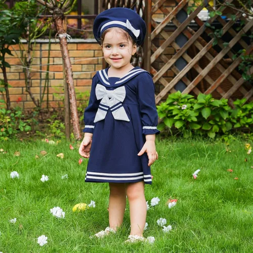Vista 2 de Vestido náutico para niña de 0 a 4 años