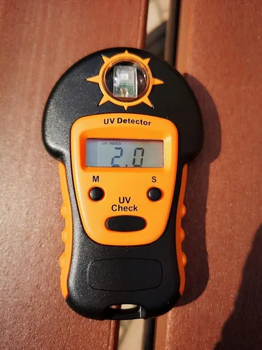Vista 8 de Detector UV para medir el nivel de luz solar UV - Detector UV portátil de mano de luz solar (3A)