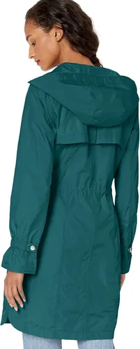 Vista 3 de Cole Haan Abrigo de lluvia Anorack con capucha para mujer