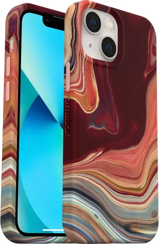 Vista 7 de OtterBox - Funda ultradelgada para iPhone 13 Mini Series, hecha para Apple MagSafe, funda protectora artística con material suave al tacto