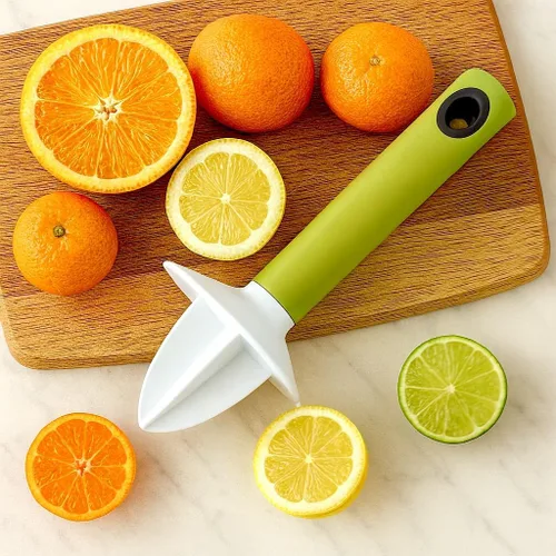 Vista 3 de Escariador de cítricos, exprimidor manual de mano para limones, limas y naranjas
