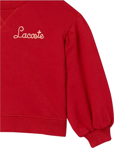 Vista 2 de Lacoste Sudadera de manga larga abullonada para niña