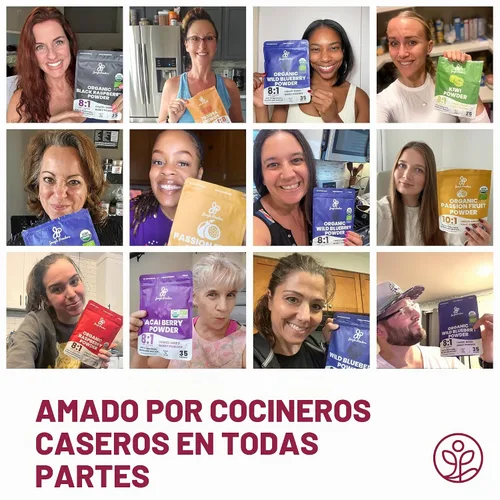 Vista 8 de Jungle Powders Polvo de Frambuesa Bolsa de 3.5 Onzas, Frambuesas Liofilizadas en Polvo de Grado Alimenticio Sin Endulzar, Sin Aditivos, Sin Rellenos
