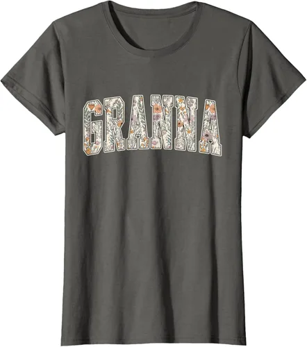 Vista 8 de Granna - Camiseta retro para el día de la madre Negro