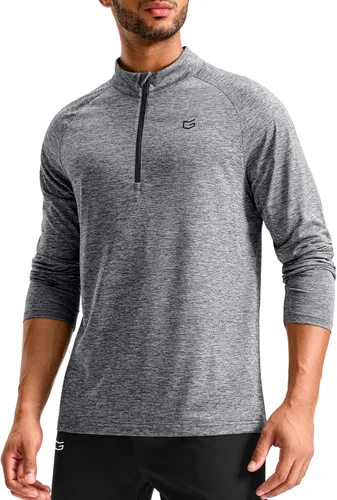 Vista 20 de G Gradual Camisetas deportivas de manga larga con cremallera de un cuarto Blanco
