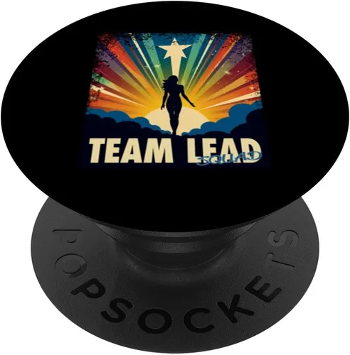 Vista 6 de Equipo líder divertido mujer héroe trabajo mujer PopSockets MagSafe PopGrip para iPhone