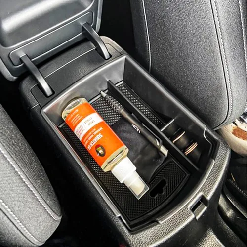 Vista 3 de TACORBO - Organizador de consola central compatible con KIA Soul 2020 2021 2022 2023 2024 2025, accesorios para reposabrazos y guantera