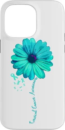 Vista 21 de Cervical Cancer Awareness Family Case Survivor Pretty Gift Case for iPhone 17
