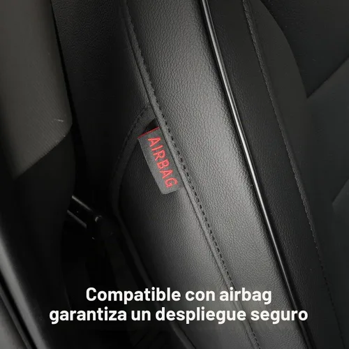 Vista 3 de EKR Fundas para Asientos Silverado de Ajuste Personalizado para (Cabina Doble) 2014 2015 2016 2017 2018 Chevrolet Silverado 1500 & HD 2500/3500