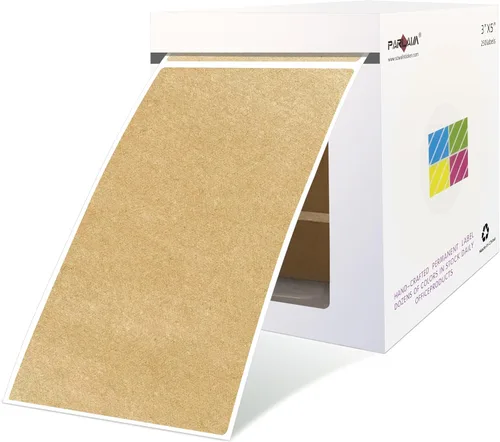 Vista 9 de PARLAIM 5 x 3 pulgadas Rectángulo de colores pegatinas de inventario, 1000 unidades de 4 rollos de etiquetas adhesivas cuadradas para cajas móviles
