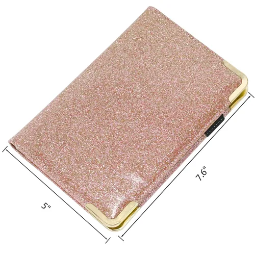 Vista 7 de Libreta de servidor DGBDPACK – Libretas de servidor para camarera con bolsillo con cremallera, 6 compartimentos, cartera organizadora de dinero