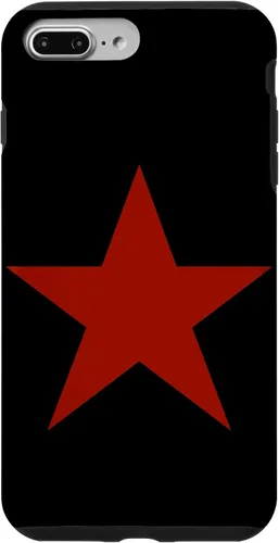 Vista 12 de Cyber Y2K Red Star On Black Front Retro Aesthetic Vintage Case for iPhone 16