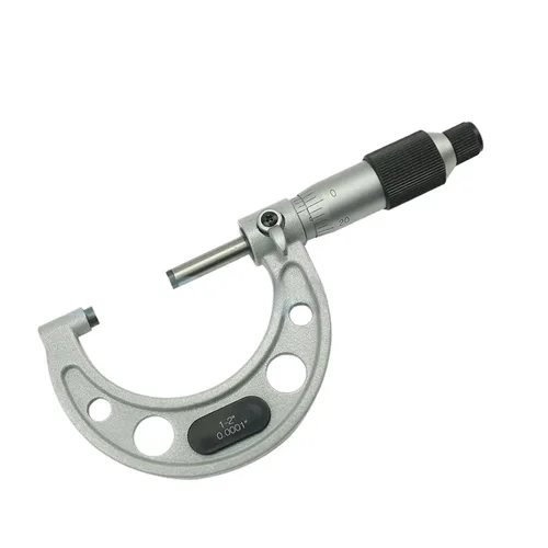 Vista 3 de Outside Micrometer 5-50-75-100MM 0-1/1-2/2-3/3-4 inch Accuracy 0.0001" Outside Diameter Measuring Tool for Measuring Length(0-1 inch)