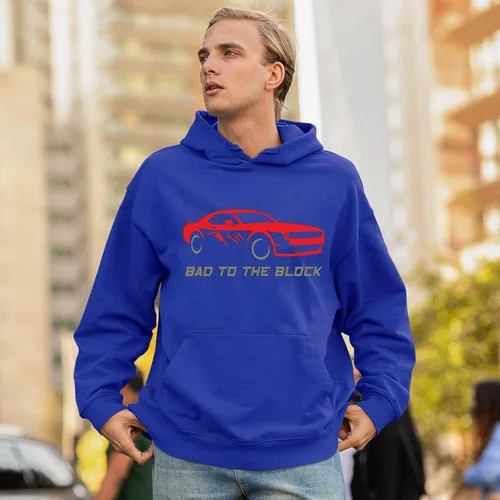 Vista 13 de Bad To The Block - Sudaderas con capucha y cuello redondo para hombre