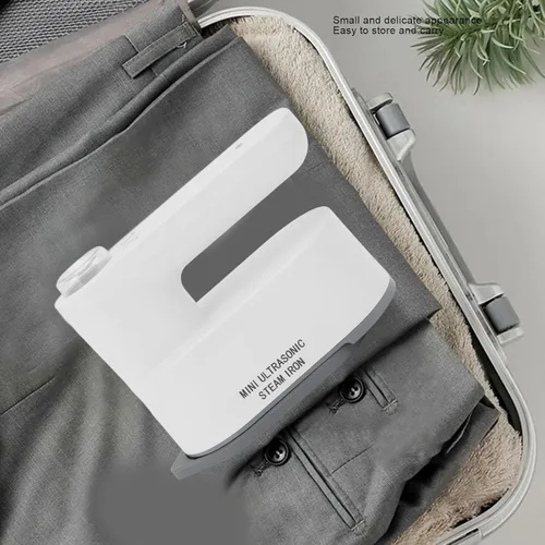 Vista 9 de Mini máquina de prensa de calor, prensa de calor inalámbrica portátil recargable, plancha plana de 180° 2 en 1, plancha de vapor seco y húmedo