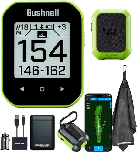 Vista 16 de Bushnell Golf Phantom 3 Slope GPS Handlheld (negro) Más de 38,000 campos, compensación de pendientes, información de peligro, calculadora