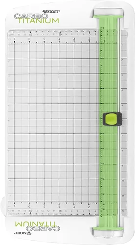 Vista 8 de Westcott 15804 Cortadora de papel personal multiusos, 12 pulgadas Azul/Negro