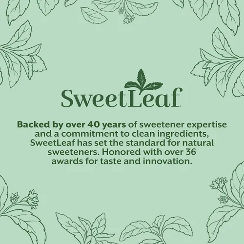 Vista 8 de SweetLeaf - Edulcorante en polvo de estevia, 70 paquetes (1 unidad), edulcorante sin calorías sin eritritol, extracto de hoja de stevia, sustituto