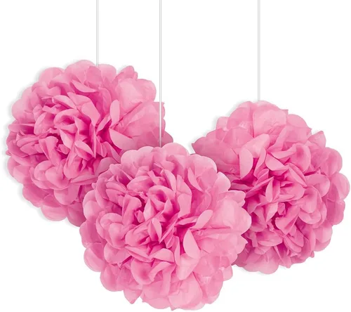 Vista 12 de Mini decoración de papel de hojaldre negro (3 unidades) – Material llamativo y de alta calidad – Perfecto para eventos y decoración de fiestas