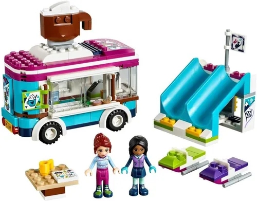 Vista 4 de LEGO Friends - Snow Resort - Furgoneta de chocolate caliente