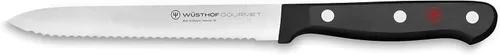 Vista 8 de WÜSTHOF Cuchillo utilitario Gourmet de 4 pulgadas, color negro