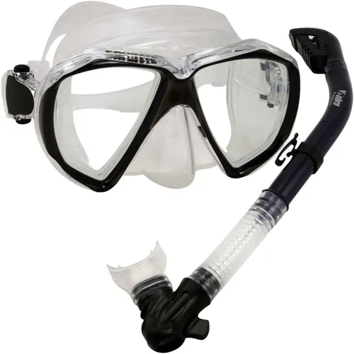 Vista 9 de PROMATE Snorkel Buceo Buceo Seco Máscara de Snorkel Deluxe Gear Set/ SCS0031