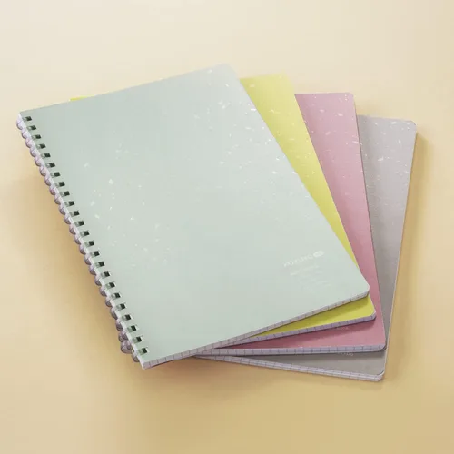 Vista 6 de KOKUYO ME Graph Cuaderno de Diario en Espiral, A5 Anillo Suave Papel Cuadriculado de 5 mm con 50 Hojas Suaves, 5.8'' x 8.3'' Cuaderno Pequeño