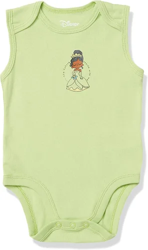 Vista 2 de Tienda Essentials Disney Star Wars Body sin mangas para niña princesa, paquete de 6