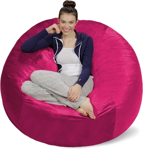 Vista 55 de [Usado] Sofa Sack Funda para Silla Puff Solo la Funda, para Adultos y Niños, Sin Relleno, Cómoda y Esponjosa, Funda de Repuesto para Silla Puff