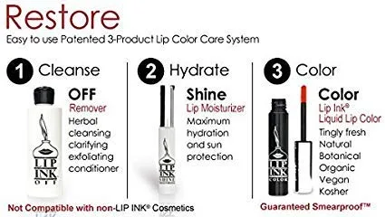 Vista 4 de LIP INK Lip Ink International - Lápiz labial líquido para labios, madera de cerezo (malva), maquillaje natural y orgánico para mujeres por Lip Ink