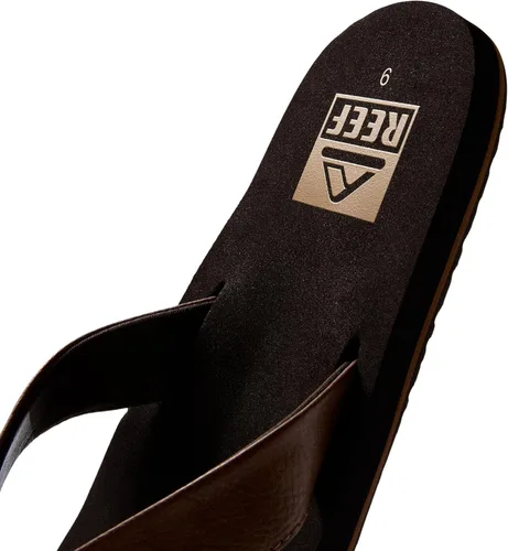 Vista 7 de REEF Twinpin - Sandalias de playa para hombre, plantilla acolchada suave, aptas para el agua