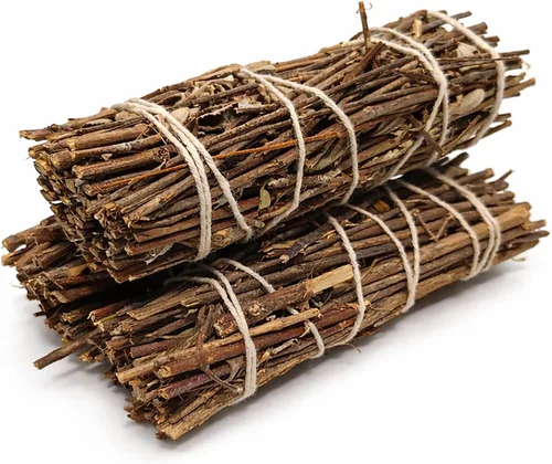 Vista 12 de Ancient Veda Manojos de salvia negra de 4 pulgadas con guía de inicio, salvia floral orgánica para limpieza del hogar, paquete grande de palos
