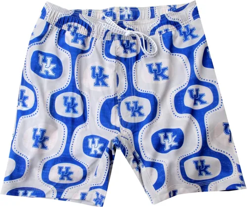 Vista 6 de Wes and Willy Pantalones cortos de natación con tecnología retro para hombre, para fanáticos de los deportes universitarios