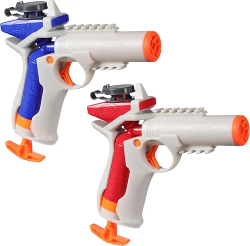 Vista 12 de Nerf Pro Gelfire Versus Pack Incluye 2 pistolas, 4,000 rondas Gelfire, capacidad de 60 rondas, activación T-Pull, 2 gafas de protección, regalos