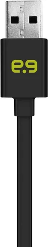 Vista 2 de PureGear Cable de sincronización de carga plana para dispositivos micro USB - Negro 48