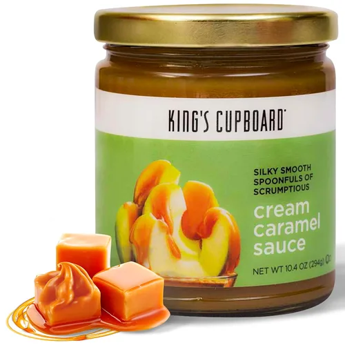 Vista 10 de King's Cupboard Salsa de chocolate agridulce, la salsa de dulce de azúcar caliente perfecta para cubrir helados y postres, llovizna de café