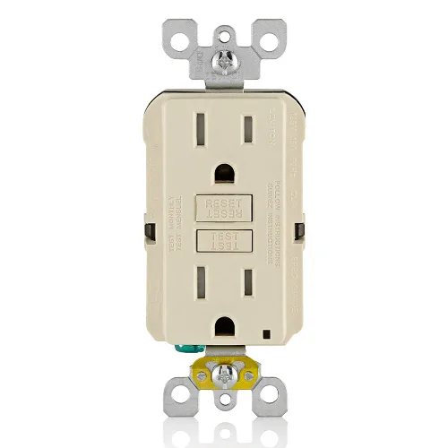 Vista 6 de Leviton SmartlockPro Interruptor con enchufe de doble polo receptáculo, AFTR1-E, 120.0 volts
