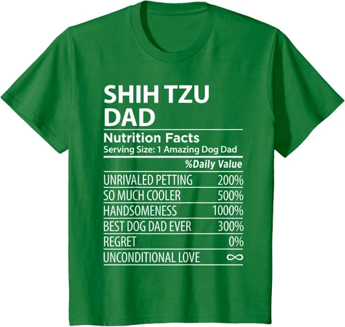 Vista 52 de Shih Tzu Dad - Camiseta divertida para dueño de perro Shih Tzu, Negro