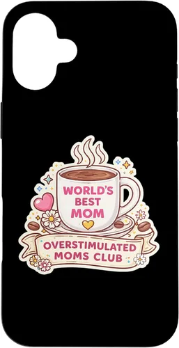 Vista 23 de Overstimulated Moms Club Funny Mother's Day Mama Mum Momma Case for iPhone 17