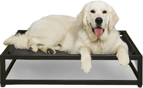 Vista 10 de FUZI Luxury Up - Cama elevada para perros para cachorros, cama elevada para mascotas para interiores y exteriores, a prueba de mordeduras