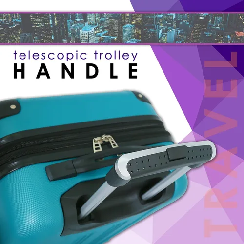 Vista 7 de Travelers Club Sky+ - Juego de equipaje, Fucsia