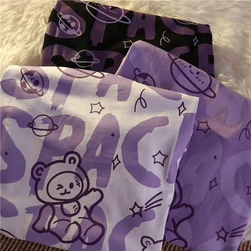 Vista 5 de Camiseta gótica Y2K Harajuku para mujer, ropa de anime de algodón