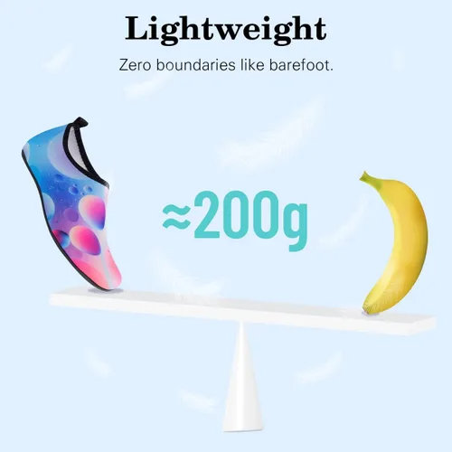 Vista 5 de Calcetines acuáticos, zapatos de agua para playa, calcetines de yoga descalzos de secado rápido para surf, piscina, natación, zapatos para mujeres